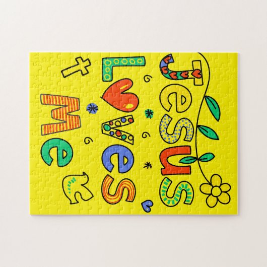 Jesus Liebe Puzzle (Horizontal)
