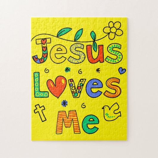 Jesus Liebe Puzzle (Vertikal)