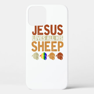Jesus Liebe sein ganzes Schaf Christentum Rainbow  Case-Mate iPhone Hülle