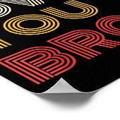 Jesus Liebe Sie Bro, lustige Christliche Glaube Re Poster (Ecke)