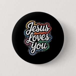 Jesus Liebe Sie - Christlicher Glaube und Amp; Lie Button