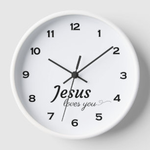 Jesus Liebe Sie die Uhr