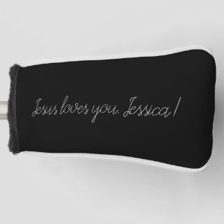 Jesus Liebe Sie (einen Namen hinzufügen oder lösch Golf Headcover