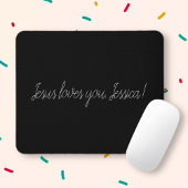 Jesus Liebe Sie (einen Namen hinzufügen oder lösch Mousepad