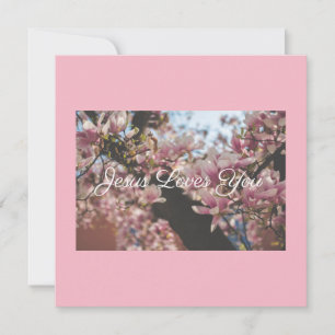 Jesus Liebe Sie flache Grußkarte Karte