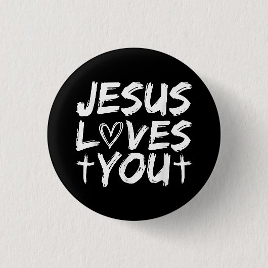 Jesus Liebe Sie Jesus Button (Vorderseite)