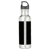 Jesus Liebe Sie Jesus Edelstahlflasche (Rückseite)