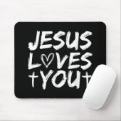 Jesus Liebe Sie Jesus Mousepad (Mit Mouse)