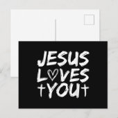 Jesus Liebe Sie Jesus Postkarte (Vorne/Hinten)