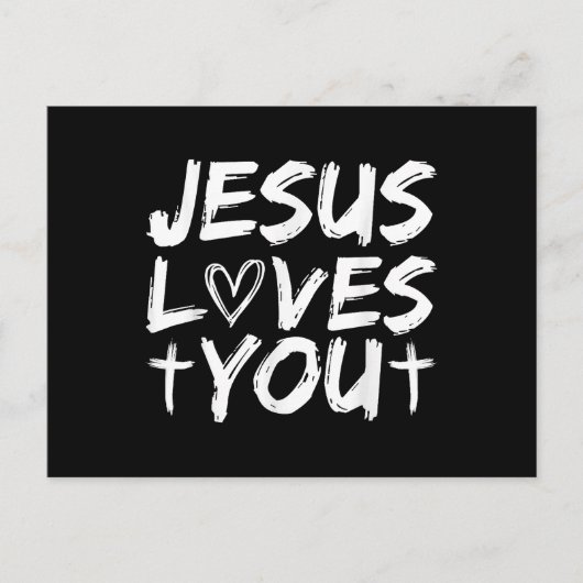 Jesus Liebe Sie Jesus Postkarte (Vorderseite)