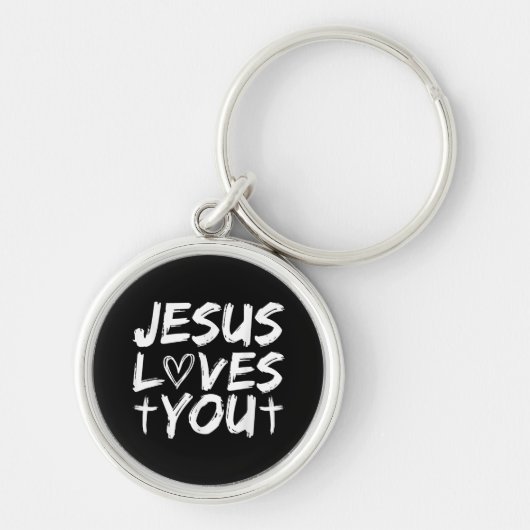 Jesus Liebe Sie Jesus Schlüsselanhänger (Vorne)