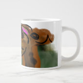 Jesus Liebe Sie Jumbo-Tasse (Rechts)
