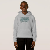Jesus Liebe Sie Kinder Christlich Hoodie (Vorne ganz)