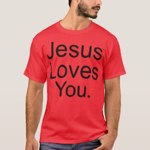 Jesus Liebe Sie positive katholische Preppy Retro T-Shirt