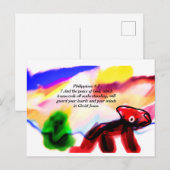 Jesus Liebe Sie Postkarte (Vorne/Hinten)