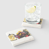 Jesus Liebe Steinuntersetzer (Seitenansicht)