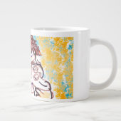 Jesus Liebe uns Freude Jumbo-Tasse (Rechts)