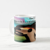 Jesus Liebe uns Kaffeetasse (Vorderseite Links)