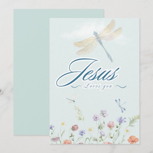 Jesus Liebe You Card Feiertagskarte (Vorne/Hinten)