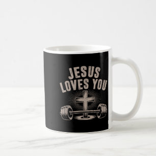 Jesus Liebe You Funny Christlich Workout Gym Barbe Kaffeetasse
