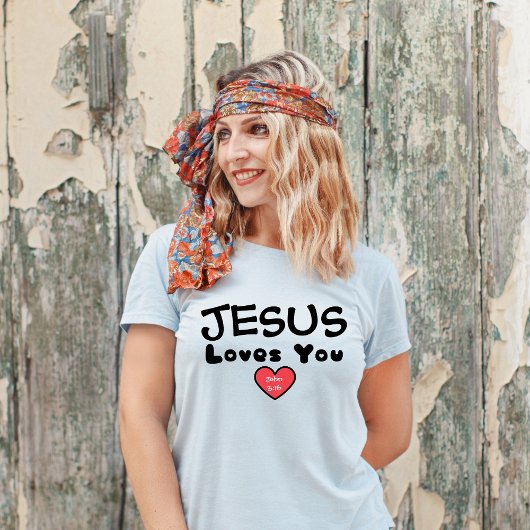 Jesus Liebe You Red Heart T-Shirt