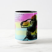 Jesus Liebe Zweifarbige Tasse (Mittel)