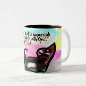 Jesus Liebe Zweifarbige Tasse (VorderseiteRechts)