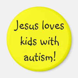 Jesus-Liebekinder mit Autismus! Magnet