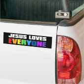 Jesus Lieben Alle Christlichen LGBTQ Autoaufkleber (Auf Lkw)