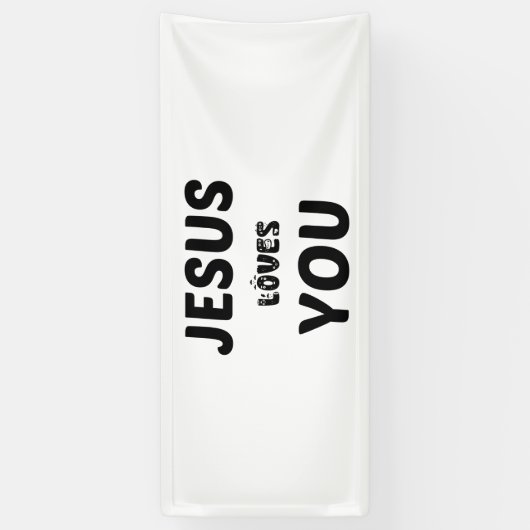 JESUS-LIEBEN BANNER (Vertikal)