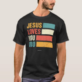 Jesus Lieben Bro Christlich Bible Verse Religiöse T-Shirt (Vorderseite)