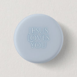 Jesus-Lieben Christliche Typografie-Gestaltung Button