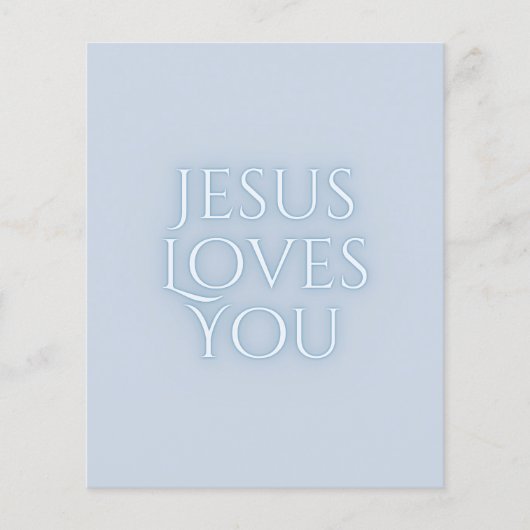 Jesus-Lieben Christliche Typografie-Gestaltung Flyer (Vorne)