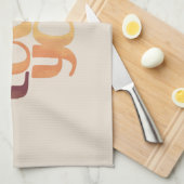 Jesus-Lieben Christliche Typografie-Gestaltung Geschirrtuch (Viertel Falte)