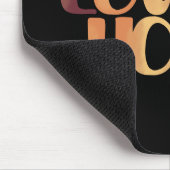 Jesus-Lieben Christliche Typografie-Gestaltung Mousepad (Ecke)