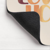 Jesus-Lieben Christliche Typografie-Gestaltung Mousepad (Ecke)