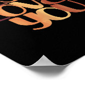 Jesus-Lieben Christliche Typografie-Gestaltung Poster (Ecke)