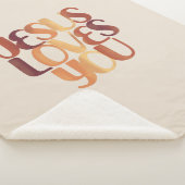 Jesus-Lieben Christliche Typografie-Gestaltung Sherpadecke (3/4)