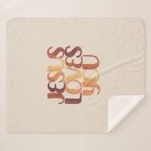Jesus-Lieben Christliche Typografie-Gestaltung Sherpadecke (Vorderseite (Horizontal))