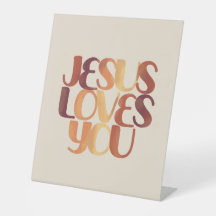 Jesus-Lieben Christliche Typografie-Gestaltung