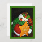 Jesus Lieben, dass du viel Schnee hast! Christlich Postkarte (Vorne/Hinten)