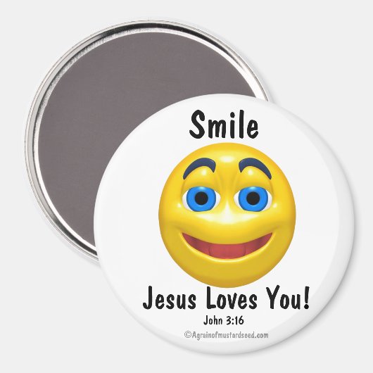 Jesus Lieben, die du dir selbst zuordenest Magnet (Vorderseite/Rückseite)