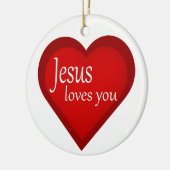 Jesus Lieben, die du hörst Affirmative Ornament (Links)