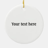 Jesus Lieben, die du hörst Affirmative Ornament (Hinten)