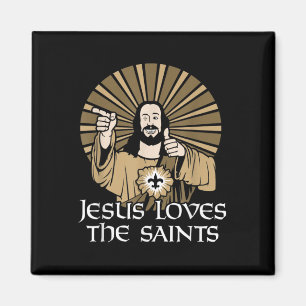 Jesus Lieben Die Heiligen Witzige Christliche Glau Magnet