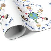 Jesus Lieben die Kinder Geschenkpapier (Rolleneckpunkt)