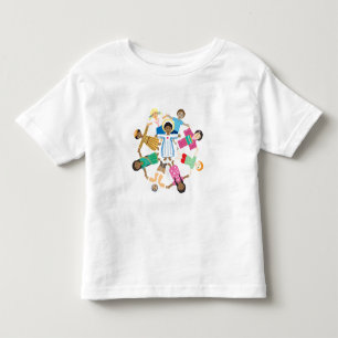 Jesus Lieben die kleinen Kinder Kleinkind T-shirt