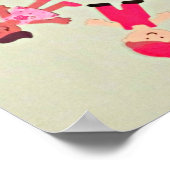 Jesus Lieben die kleinen Kinder Poster (Ecke)