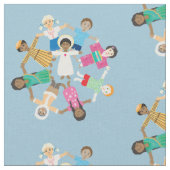 Jesus Lieben die kleinen Kinder Stoff (Nahaufnahme)