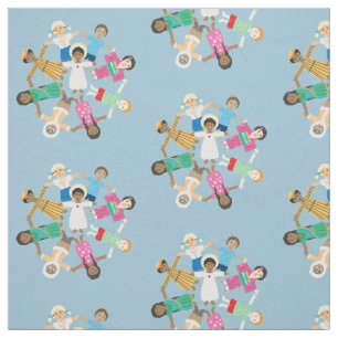 Jesus Lieben die kleinen Kinder Stoff